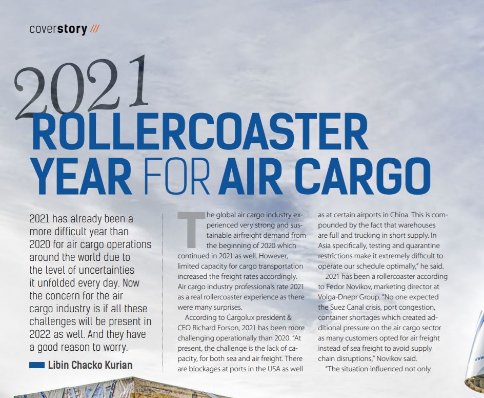 2021 was Rollercoaster Year for Air Cargo